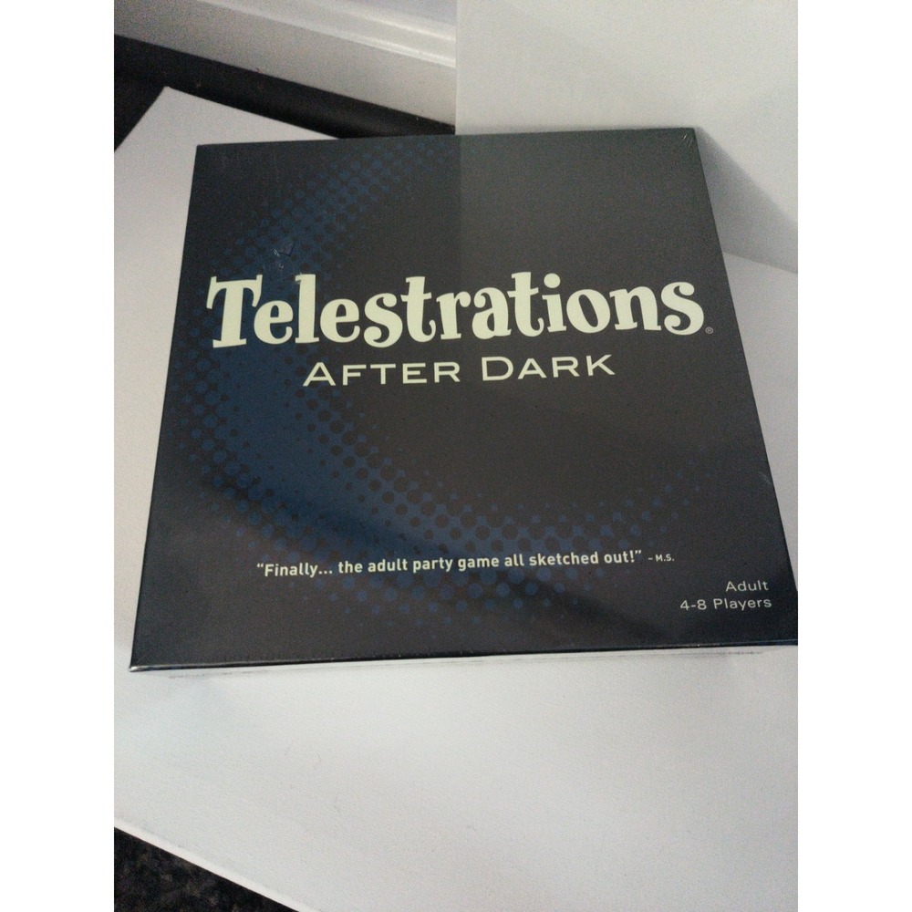 USAopoly Telestrations After Dark Party Game w/ Dry-Erase Markers 4-8 New Sealed